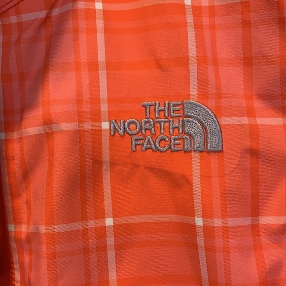 The North Face Resolve Plaid Hyvent Rain Jacket Orange, Size: Small - Picture 5 of 17
